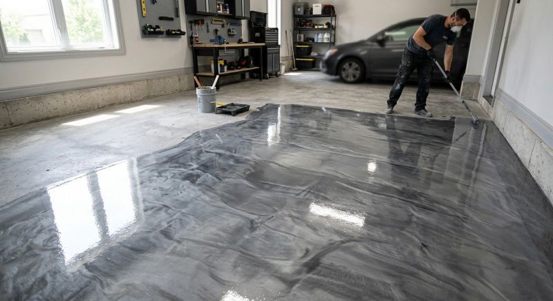 Basement Floor Epoxy Service in Charlotte, NC