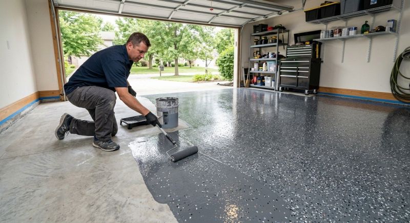 Garage Concrete Coating in Fairfax, VA