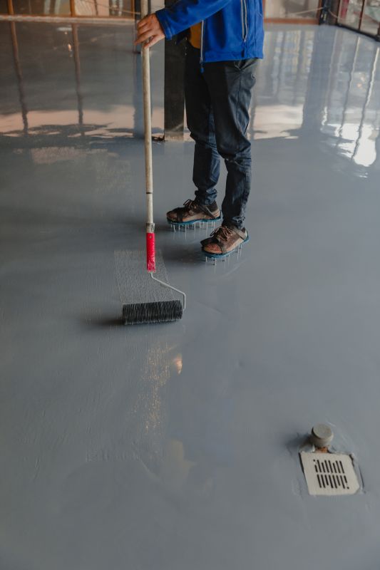Garage Floor Staining in Greenville, SC