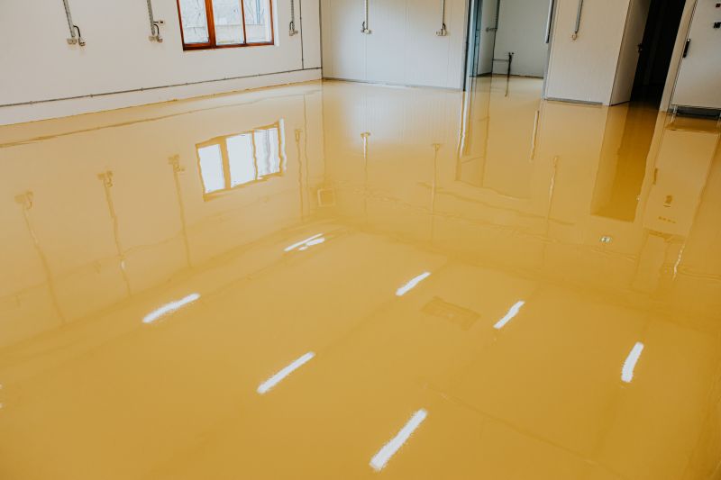 Speckled Garage Floor Painting in Greensboro, NC
